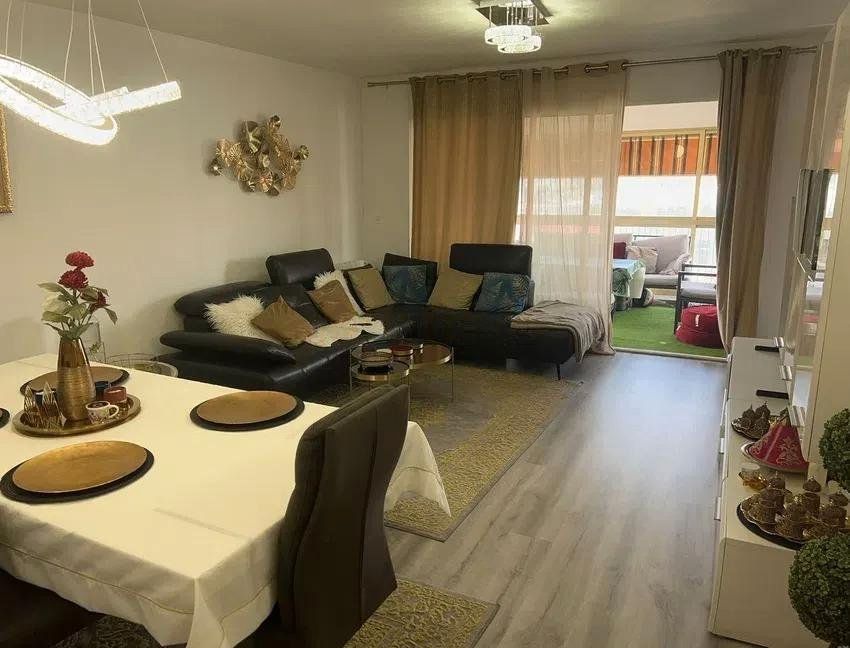 Living room of Flat for sale in Alicante / Alacant  with Air Conditioner, Heating and Parquet flooring