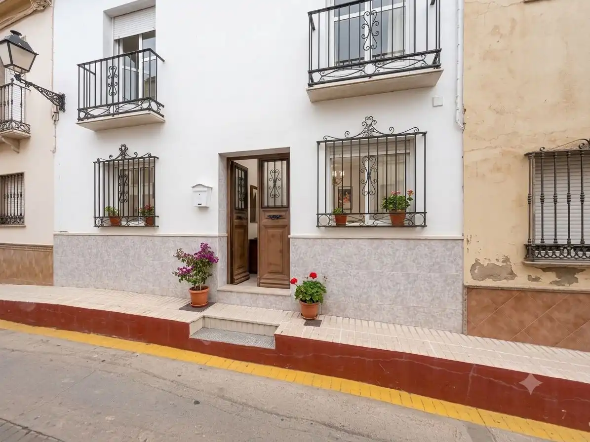 Vista exterior de Casa adosada en venta en Teba