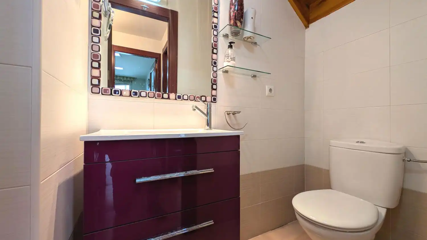 Bathroom of Flat for rent in Piélagos  with Heating, Terrace and Furnished