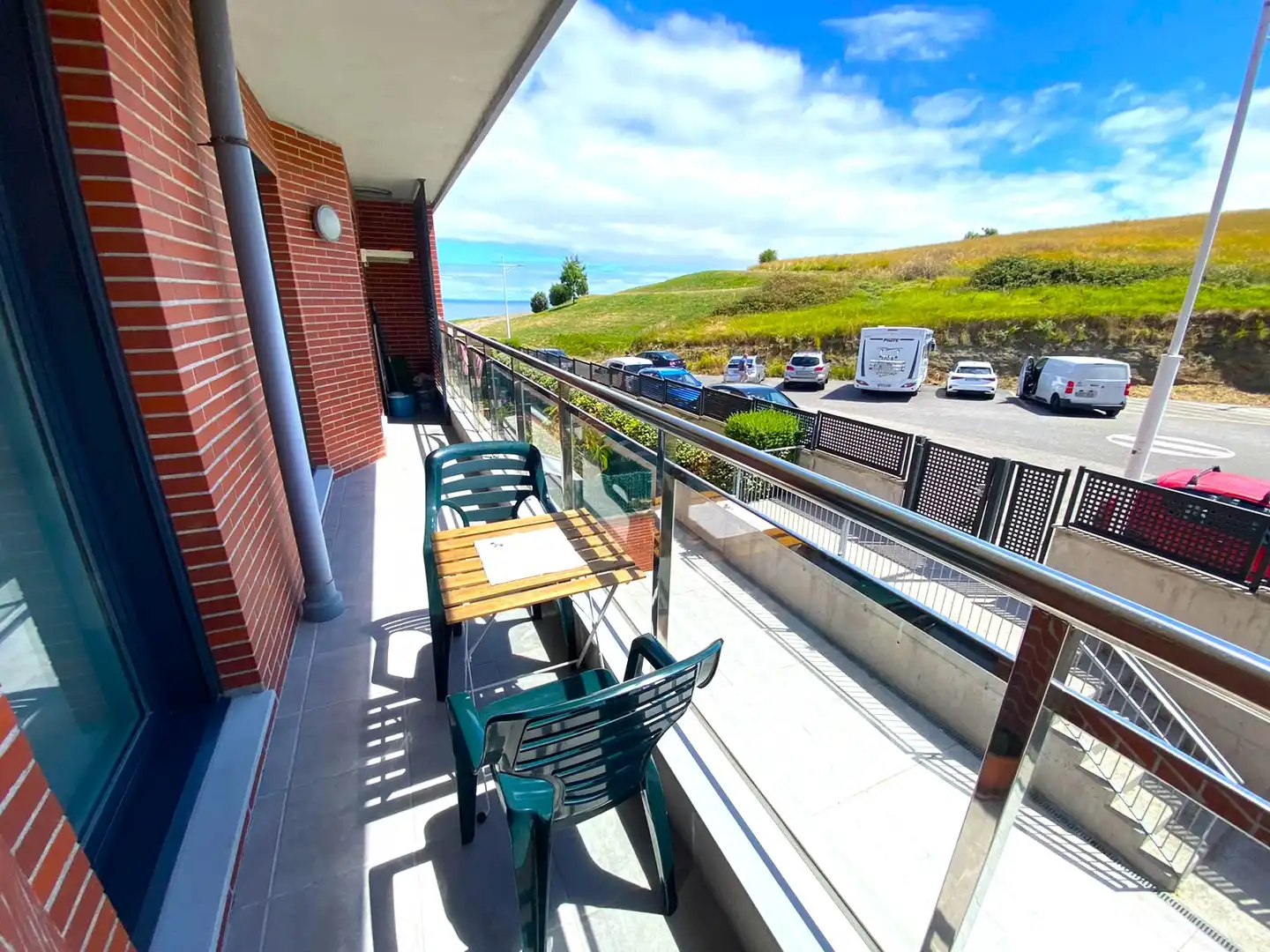 Terrace of Flat for sale in Castro-Urdiales  with Heating, Private garden and Parquet flooring