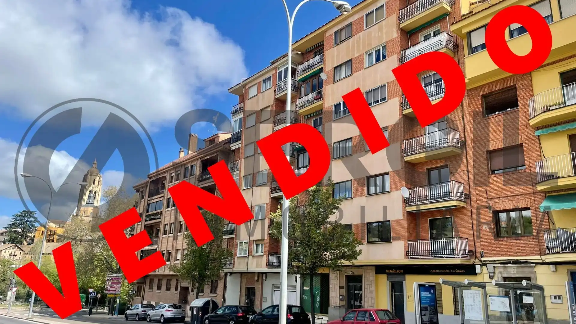 Vista exterior de Pis en venda en Segovia Capital amb Terrassa