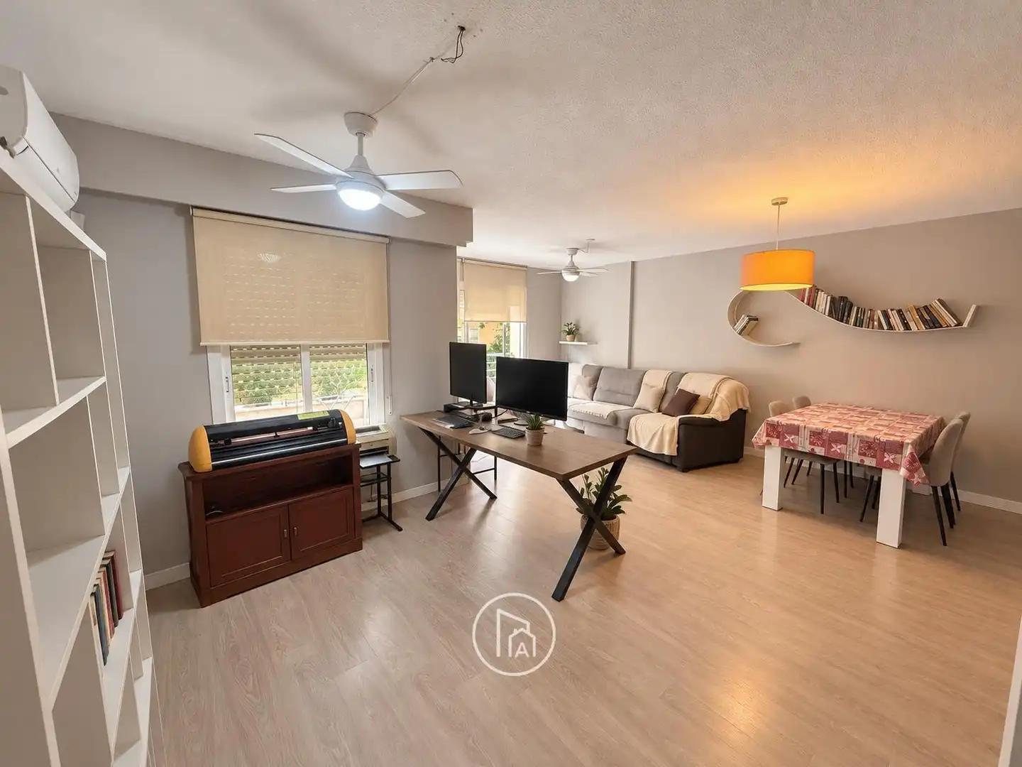 Wohnzimmer von Wohnung zum Verkauf in Valencia mit Klimaanlage, Terrasse und Balkon