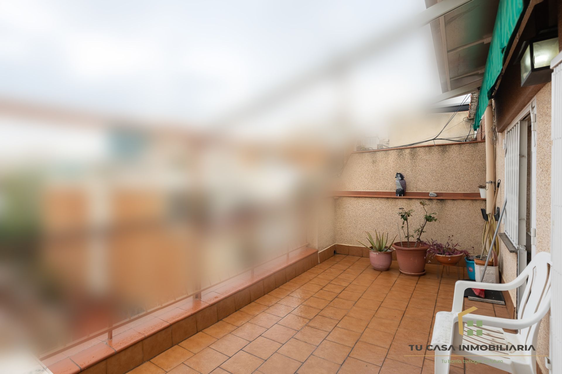 Balcony of Attic for sale in Badalona  with Terrace, Storage room and Furnished