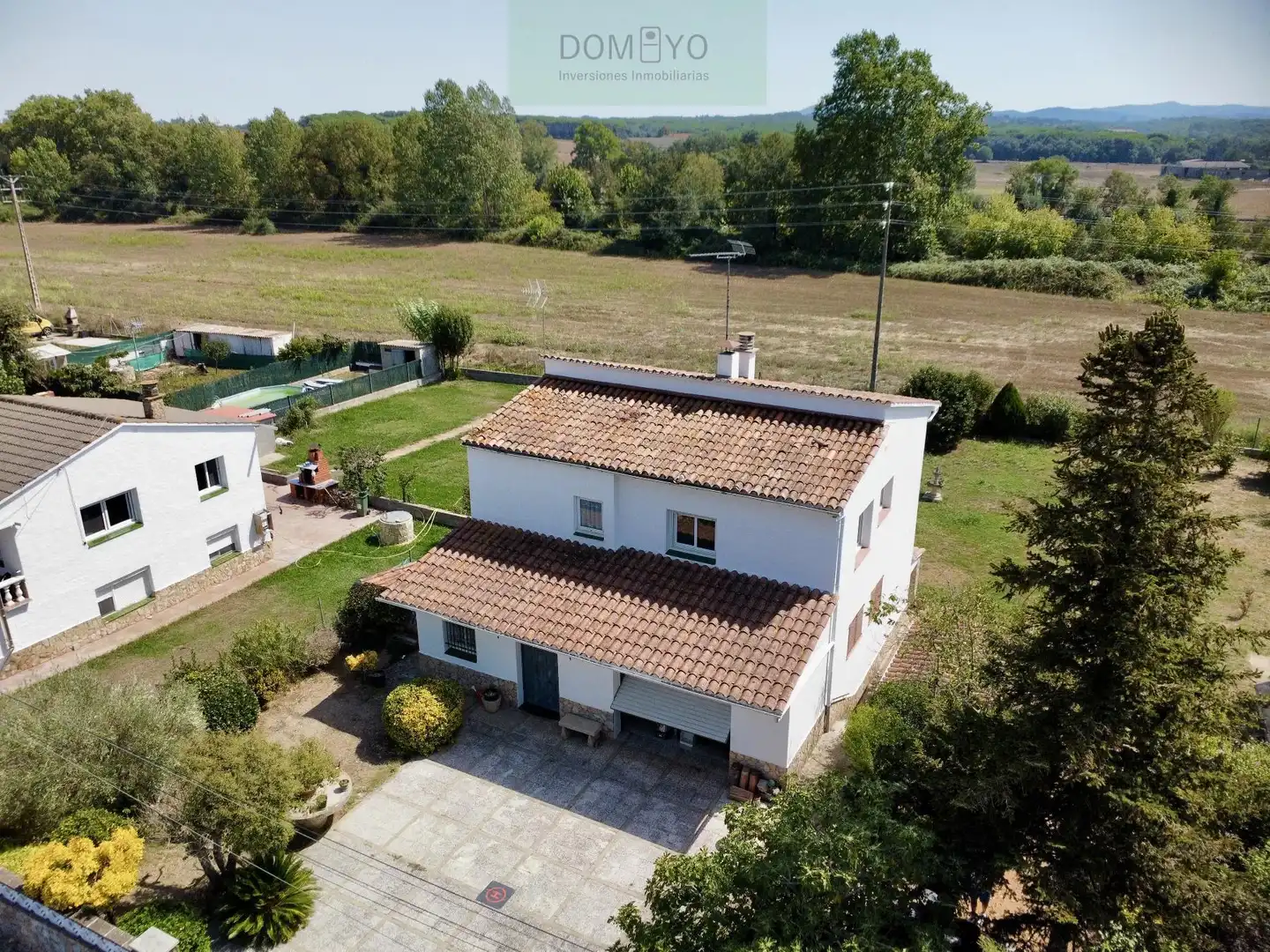 Vista exterior de Casa o xalet en venda en Caldes de Malavella amb Calefacció, Terrassa i Traster