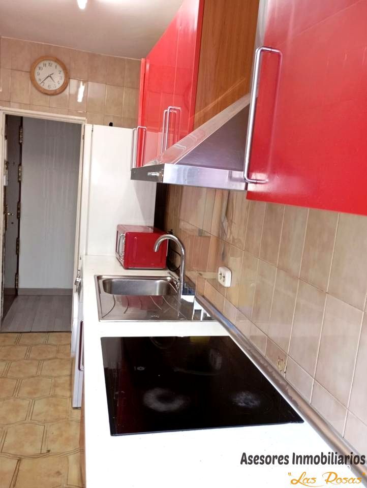 Kitchen of Flat for sale in  Madrid Capital  with Air Conditioner, Heating and Terrace