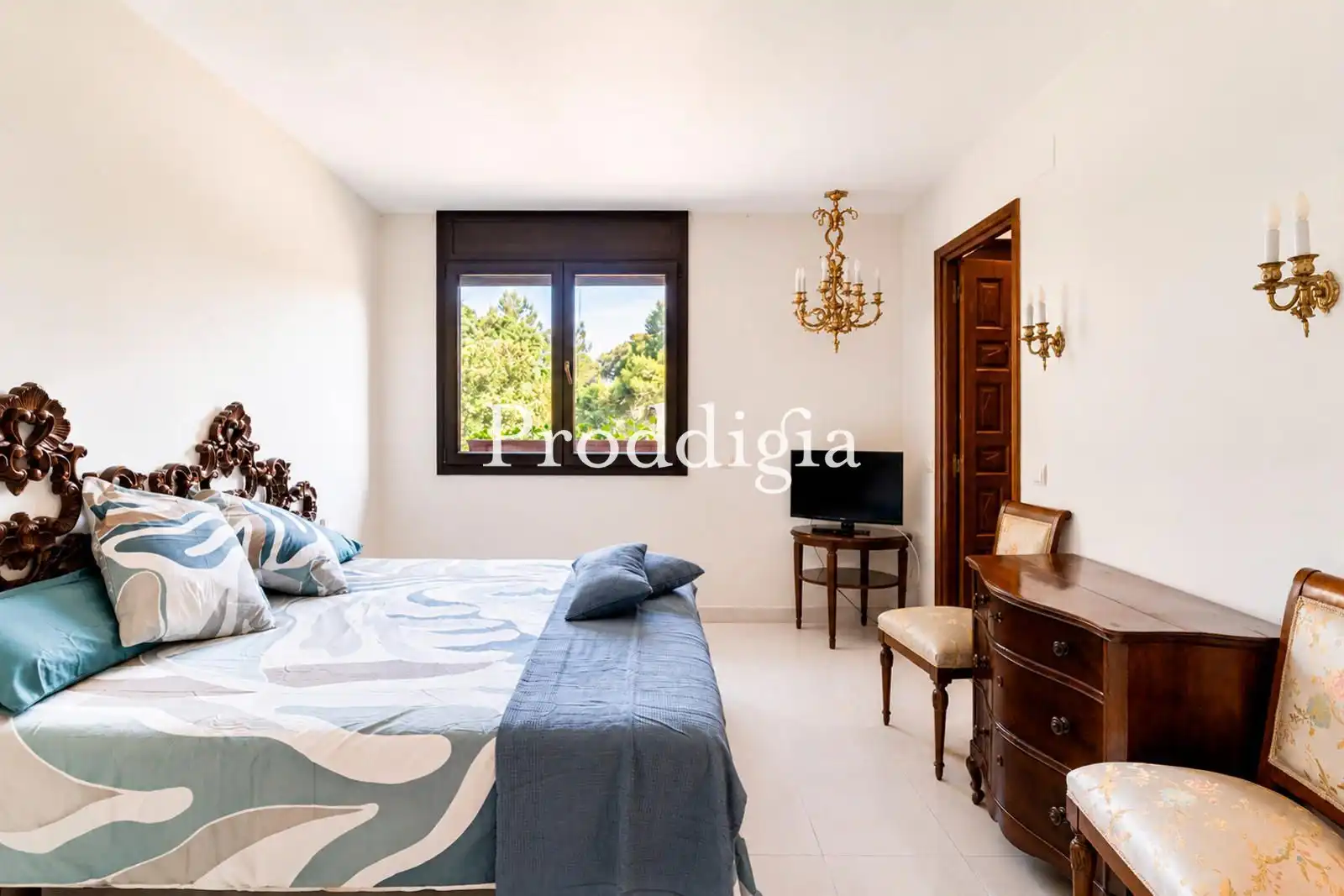 Bedroom of Houses for rent in Sant Cugat del Vallès  with Air Conditioner, Heating and Terrace