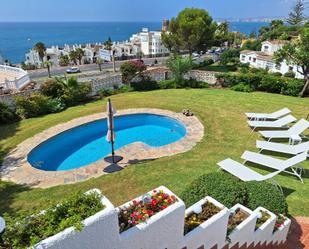 Garden of House or chalet to rent in Benalmádena  with Air Conditioner, Terrace and Swimming Pool