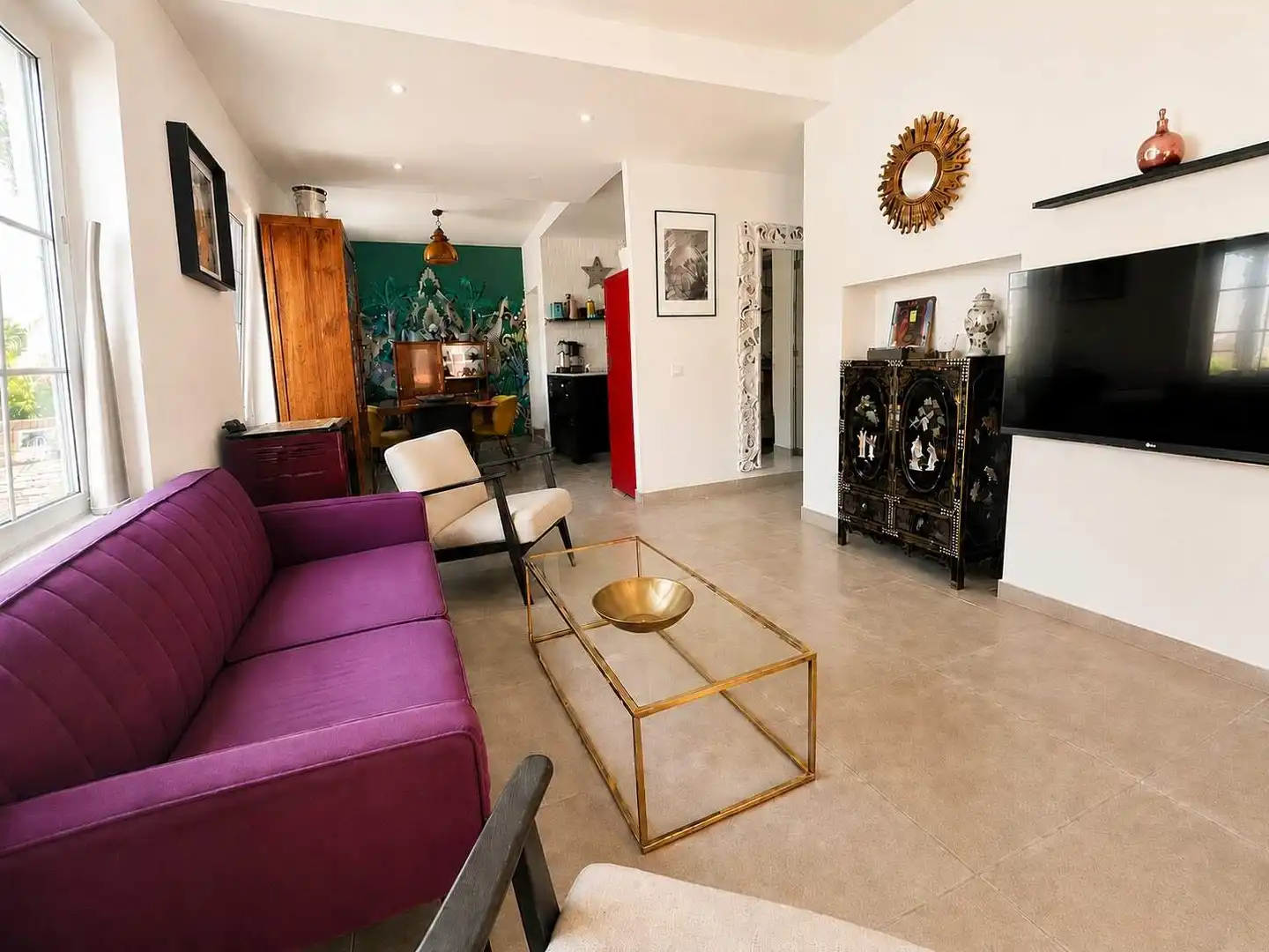 Sala d'estar de Casa o xalet en venda en Sitges amb Calefacció, Jardí privat i Traster