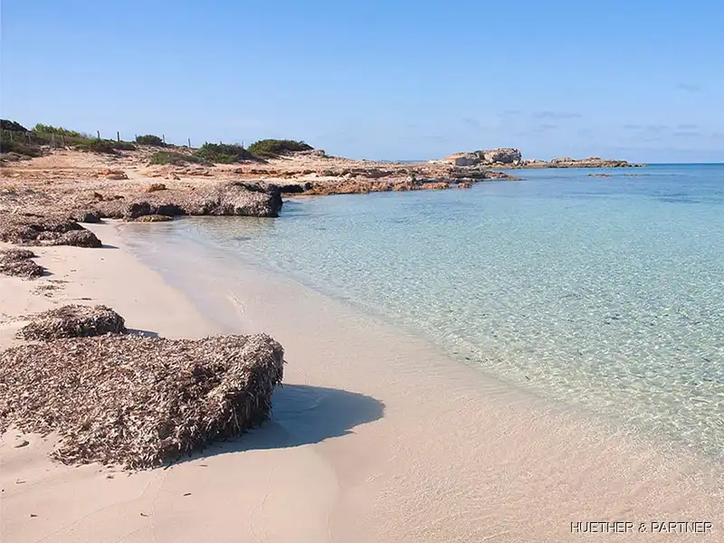 Exterior view of Flat for sale in Ses Salines  with Air Conditioner and Heating