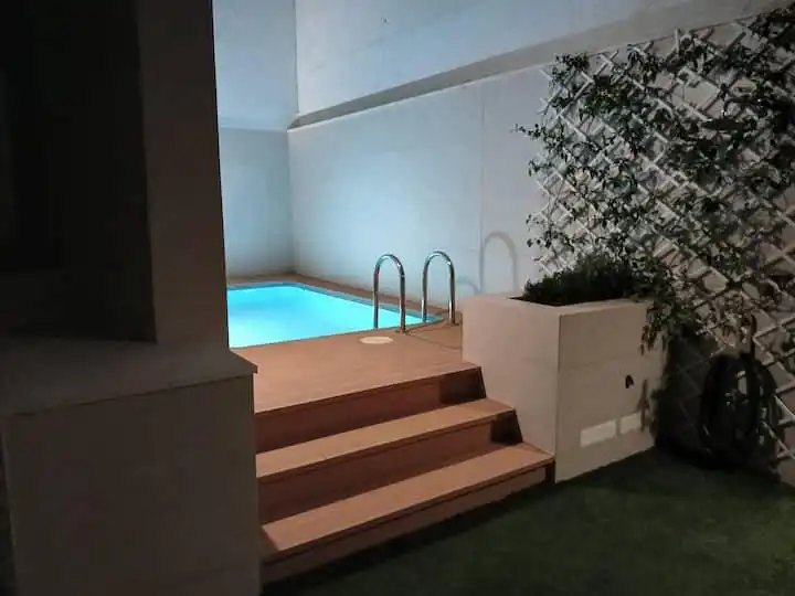 Piscina de Casa o chalet de alquiler en Casabermeja con Aire acondicionado, Jardín privado y Piscina