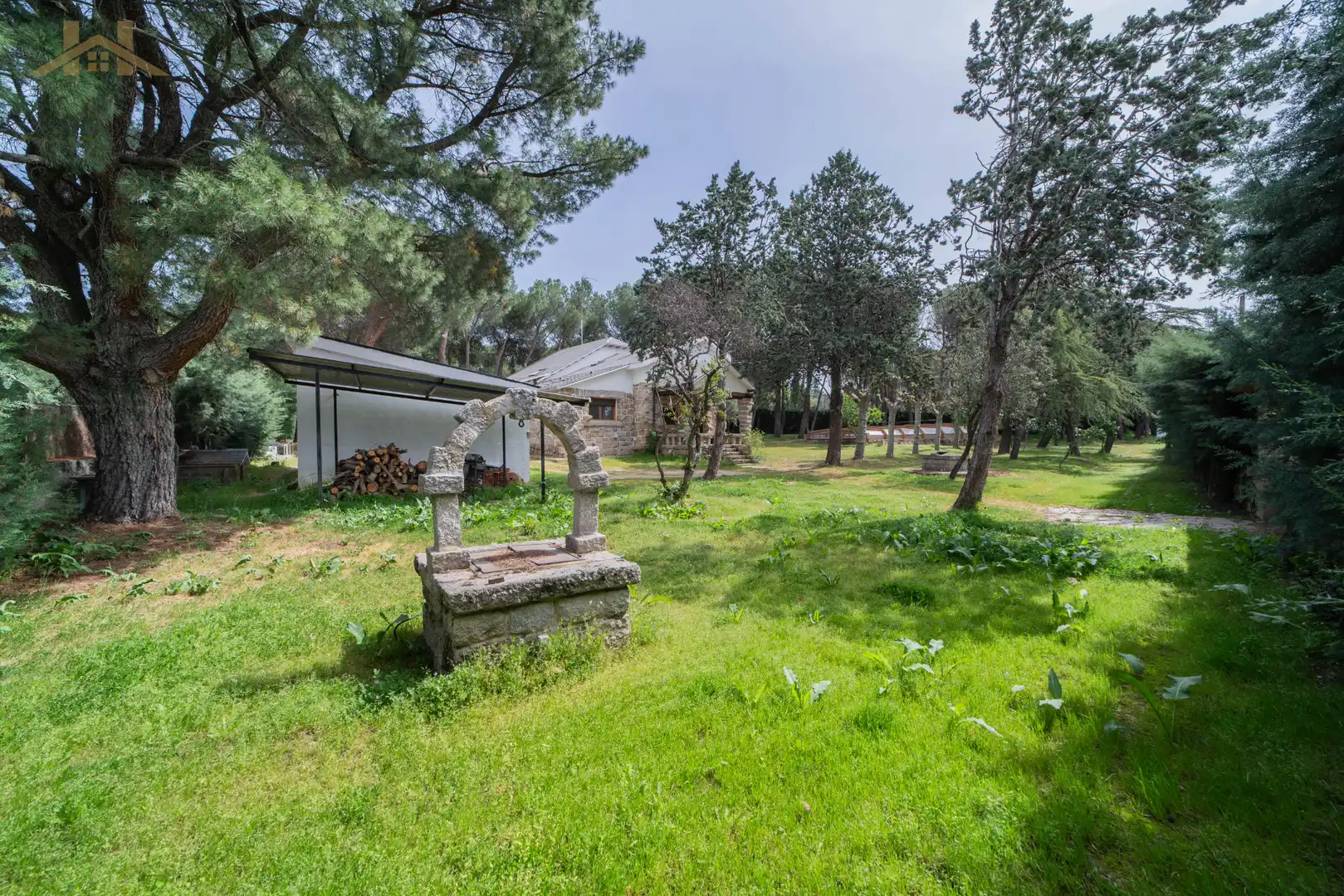 Jardí de Casa o xalet en venda en Guadarrama amb Calefacció, Jardí privat i Piscina
