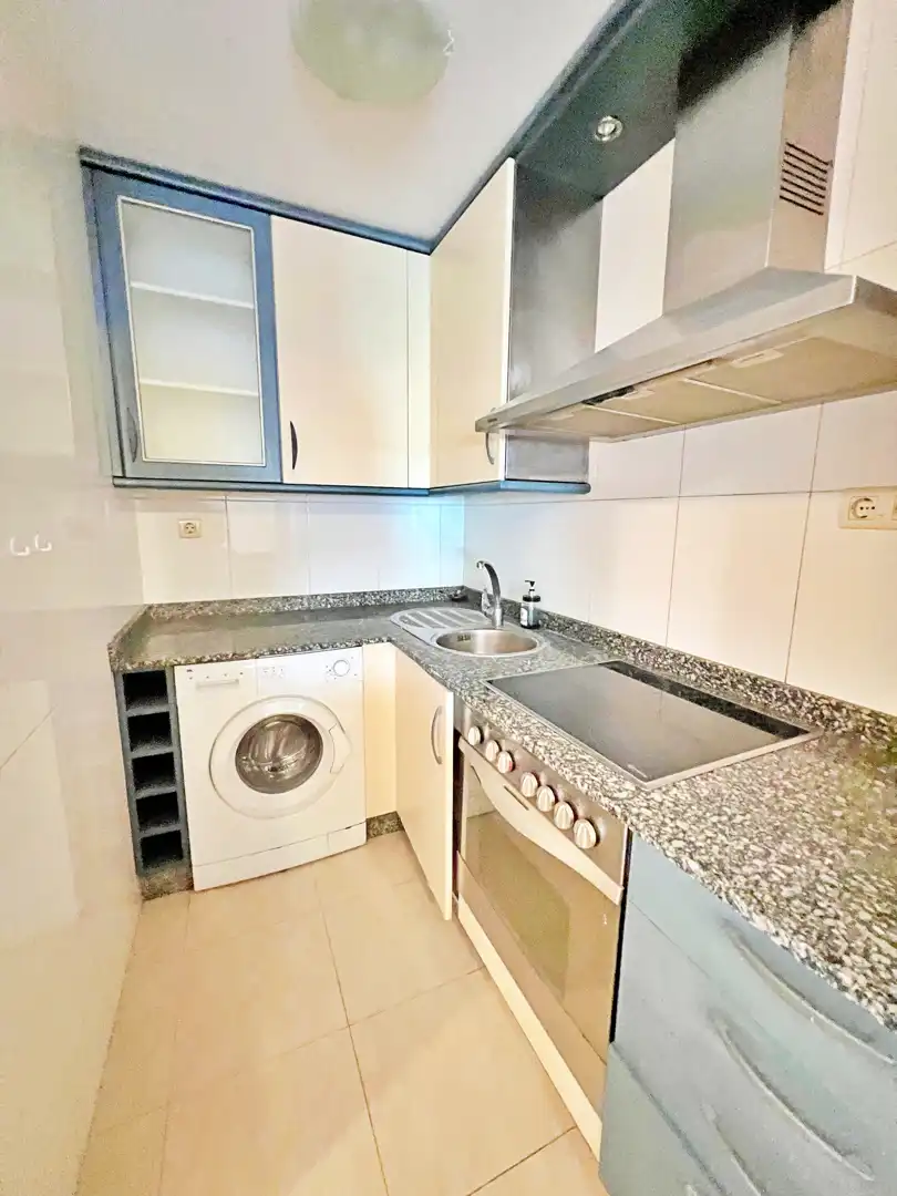 Cocina de Apartamento de alquiler en Lugo con Calefacción, Parquet y Amueblado