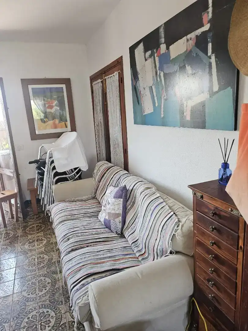 Sala d'estar de Casa adosada en venda en Ribadeo