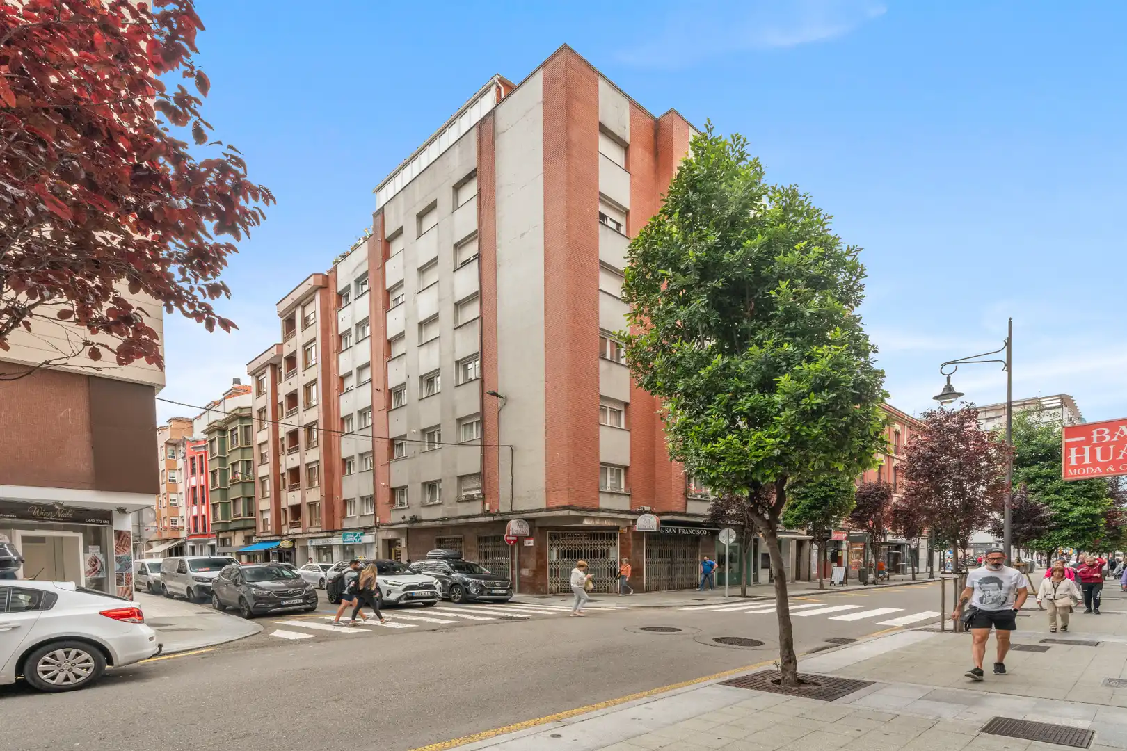 Vista exterior de Piso en venta en Gijón  con Calefacción, Amueblado y Horno