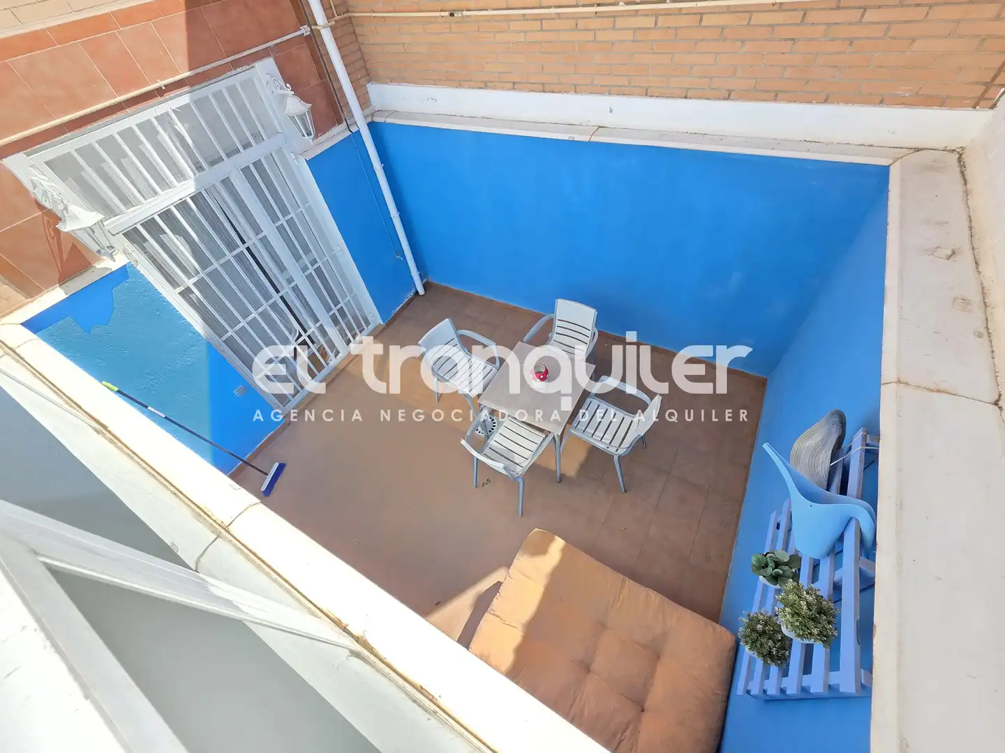 Terraza de Piso de alquiler en Madrid con Terraza, Amueblado y Lavadora