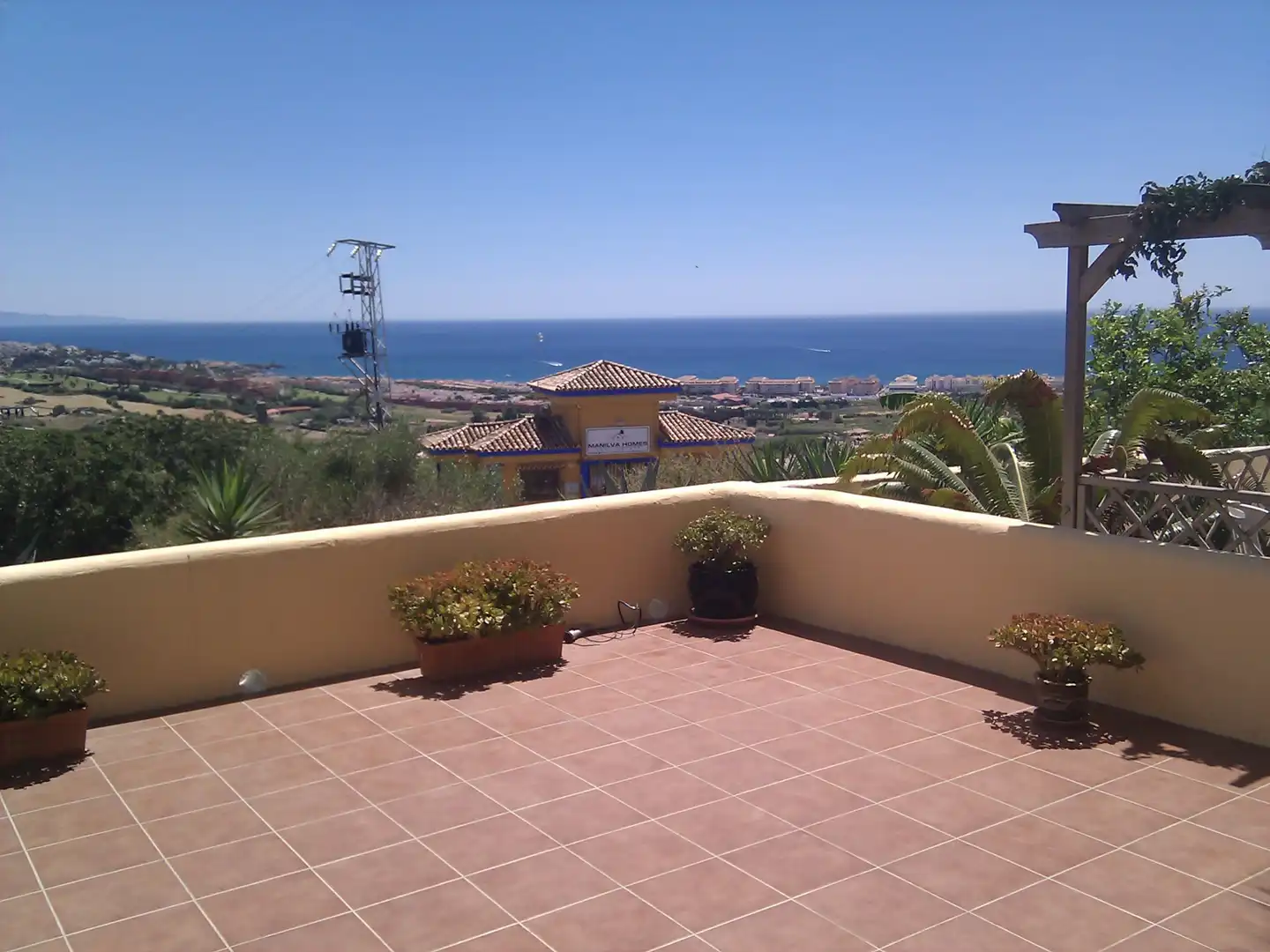 Terrace of Detached homes for sale in Manilva  with Air Conditioner, Private garden and Terrace