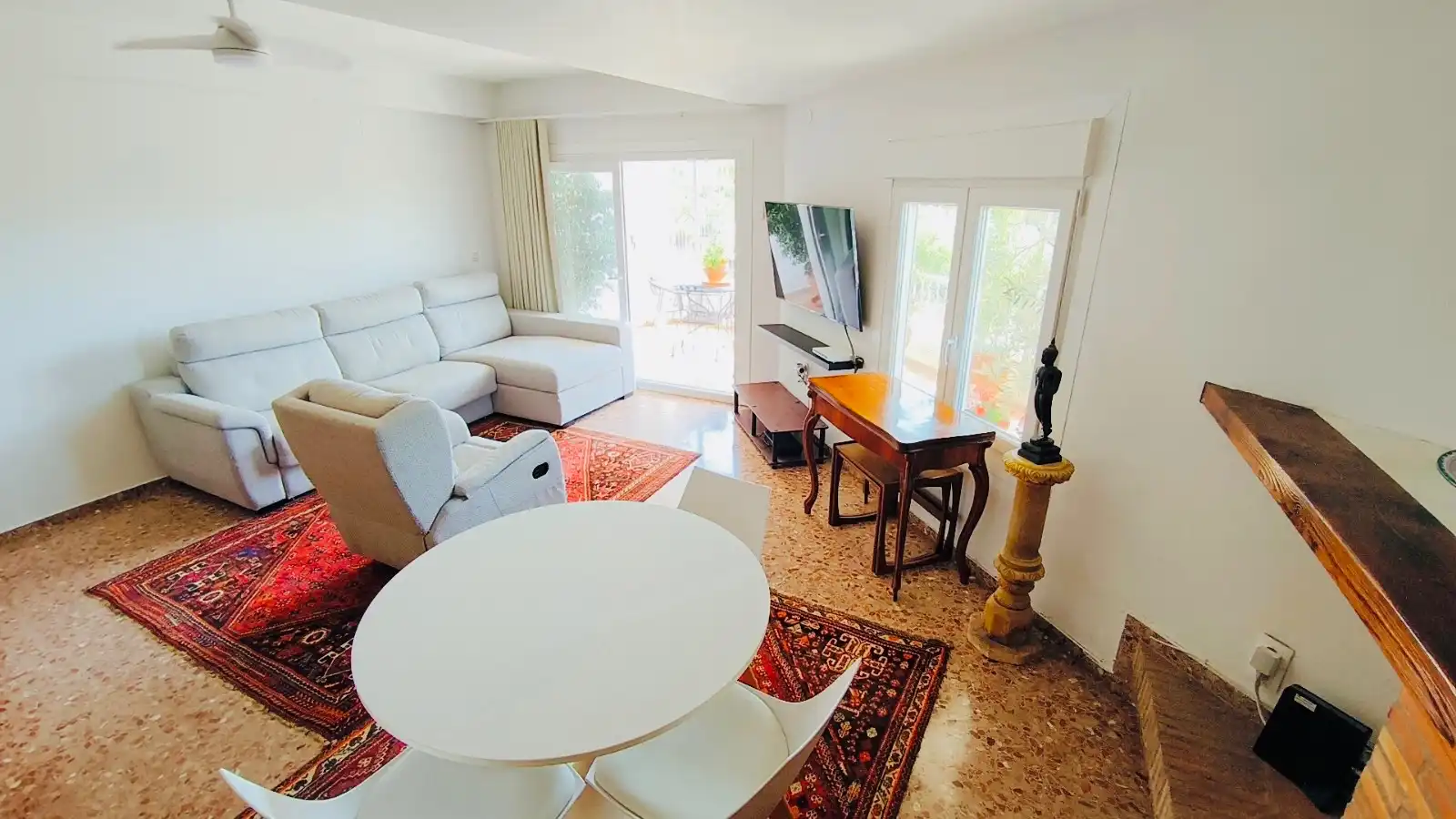 Living room of Apartments for sale in Oliva  with Air Conditioner, Heating and Terrace