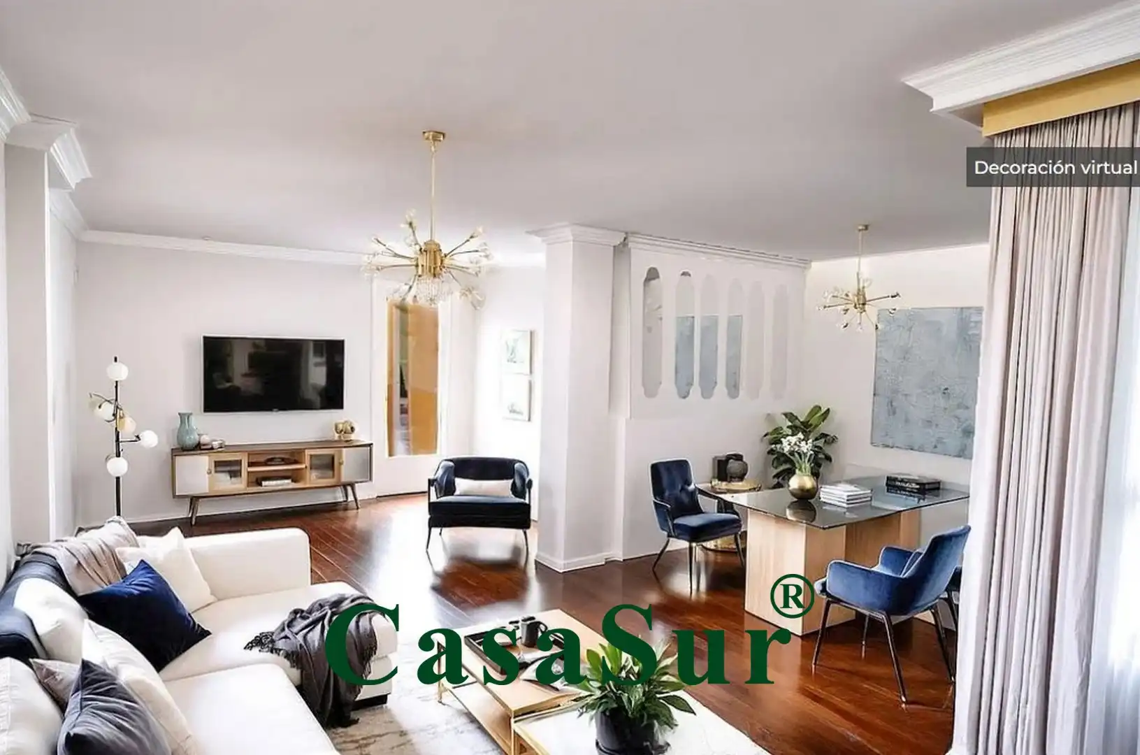 Sala de estar de Piso en venta en Valladolid Capital con Calefacción, Parquet y Terraza
