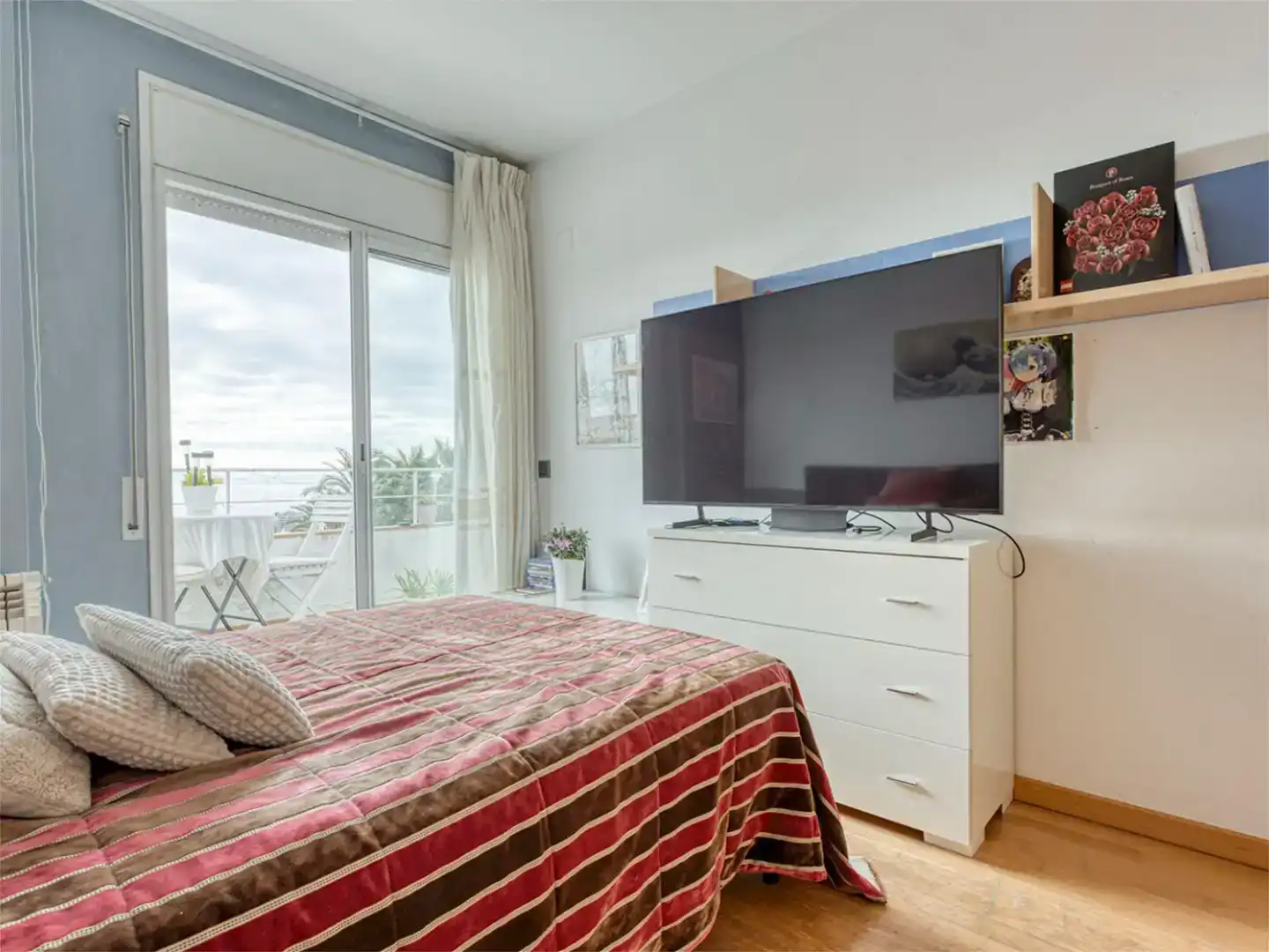 Bedroom of Flat for sale in Lloret de Mar  with Air Conditioner, Swimming Pool and Balcony