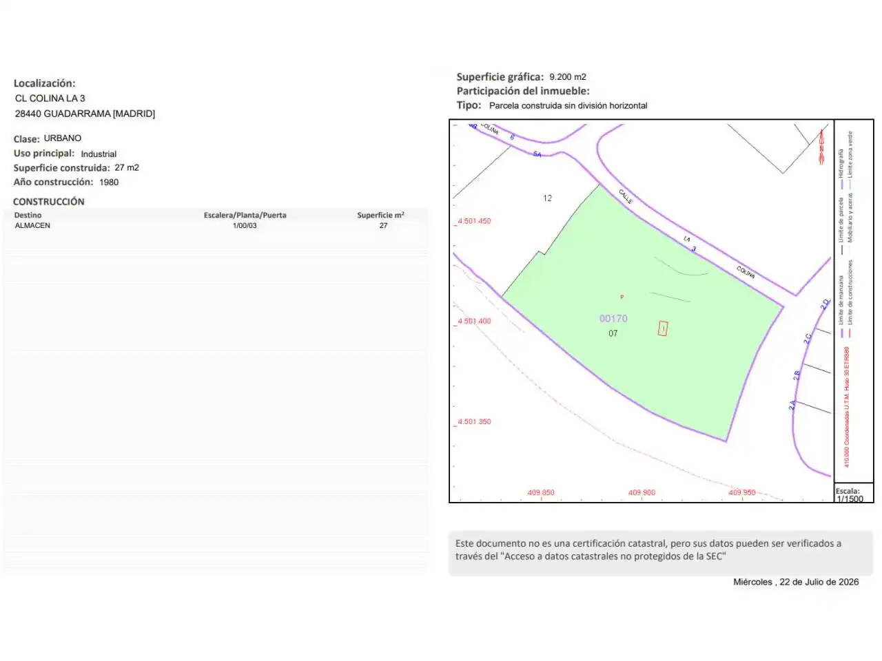 Terreny residencial en venda a Calle Colina 3, imagen 3