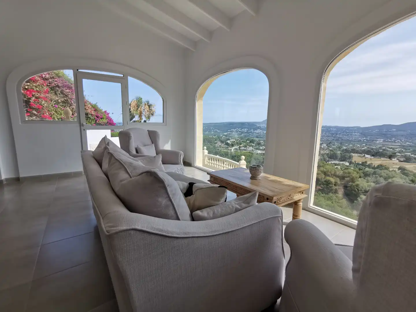 Sala de estar de Casa o chalet en venta en Jávea / Xàbia con Aire acondicionado, Calefacción y Jardín privado