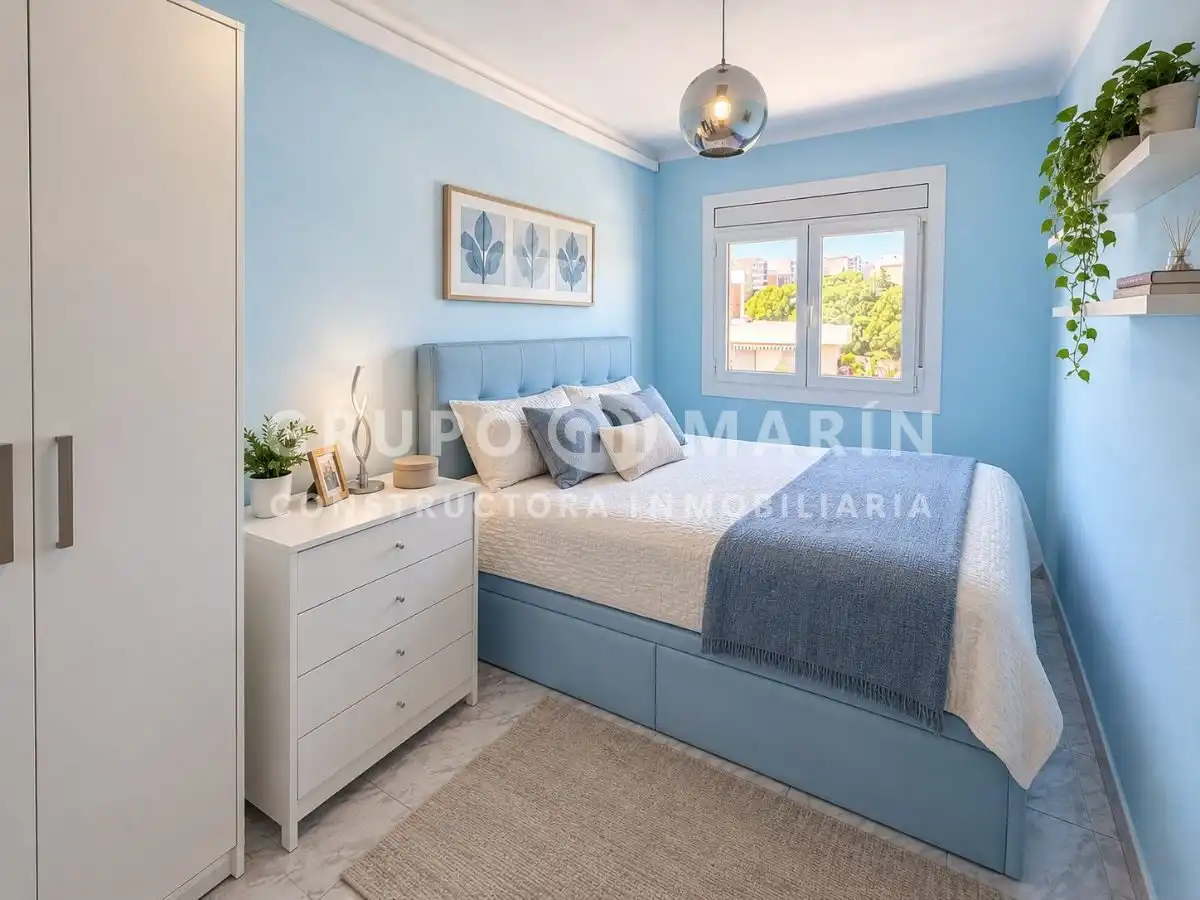 Bedroom of Flat for sale in Badalona  with Heating and Terrace