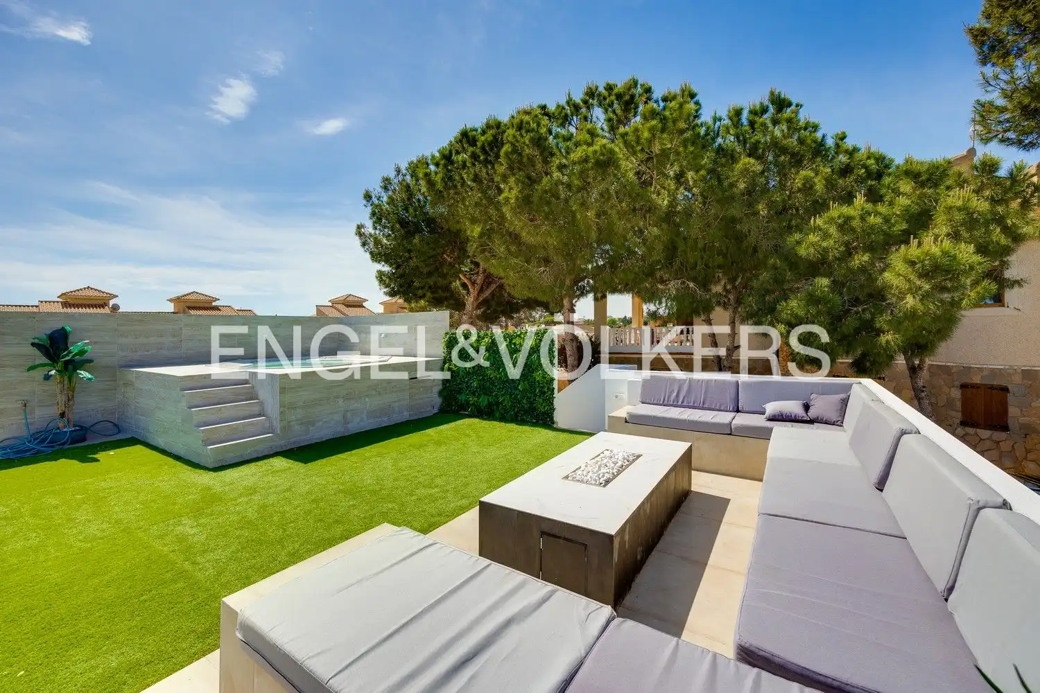 Terrace of Country homes for sale in Torrevieja  with Air Conditioner, Heating and Private garden