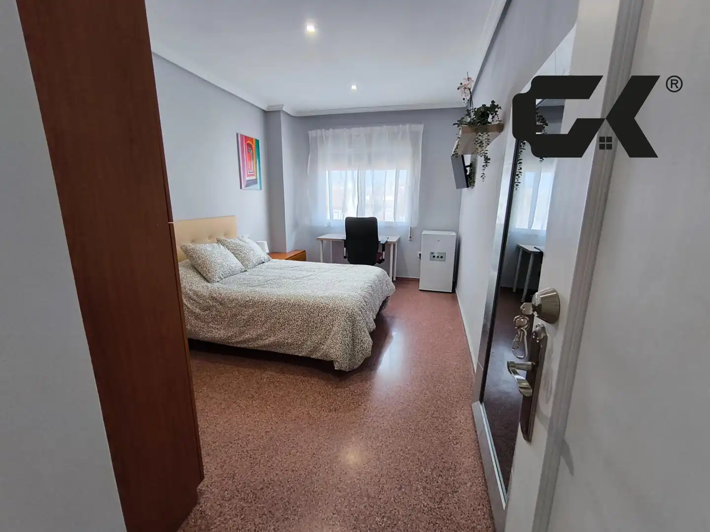 Bedroom of Flat for share in San Javier  with Air Conditioner