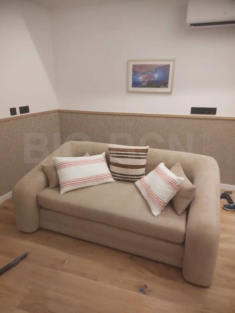 Sala de estar de Casa adosada de alquiler en Esplugues de Llobregat con Aire acondicionado, Calefacción y Parquet
