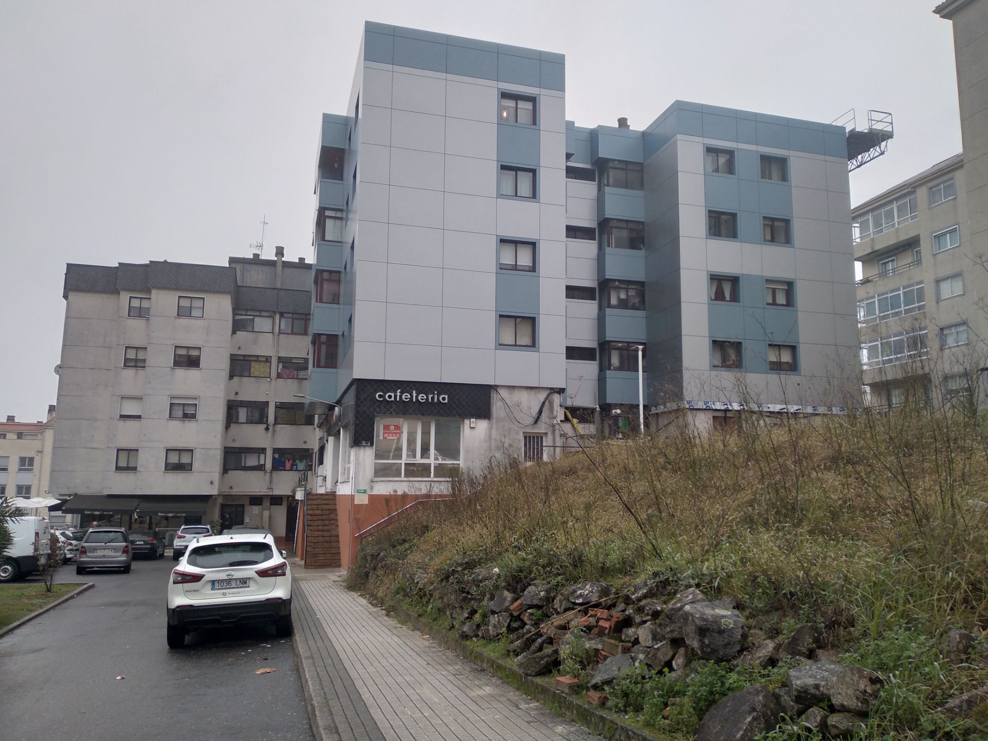 Exterior view of Flat to rent in Pontevedra Capital   with Furnished, Washing machine and Balcony