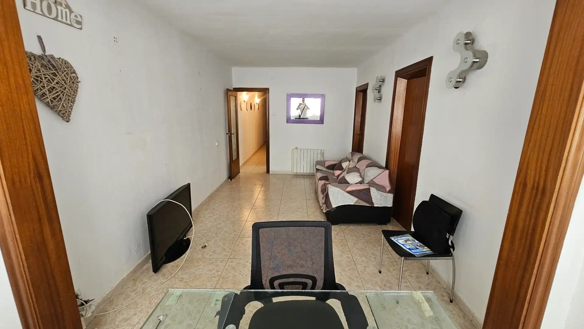 Sala de estar de Piso en venta en Santa Coloma de Gramenet con Aire acondicionado y Horno