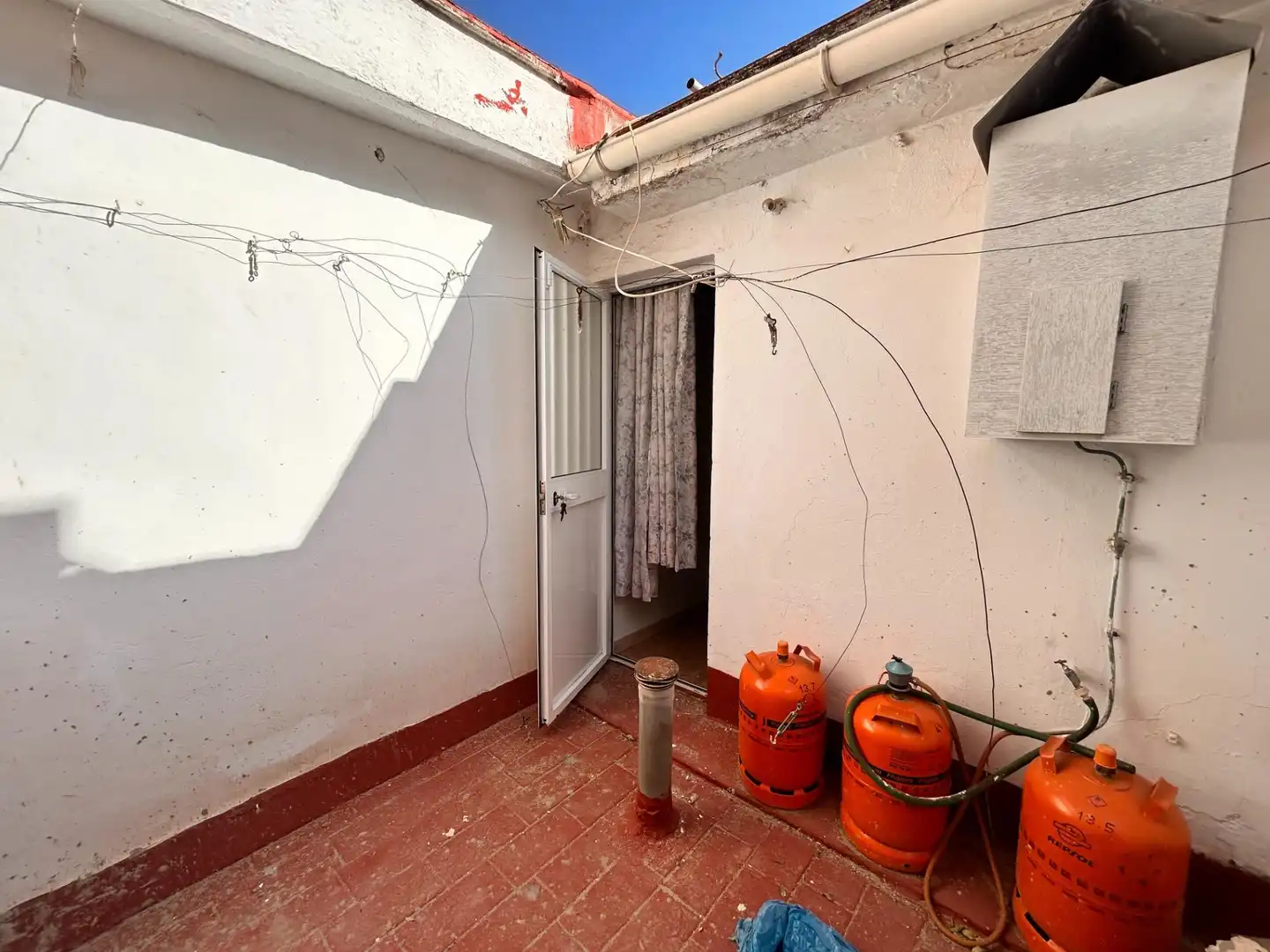 Terrassa de Casa adosada en venda en Barrio Alto