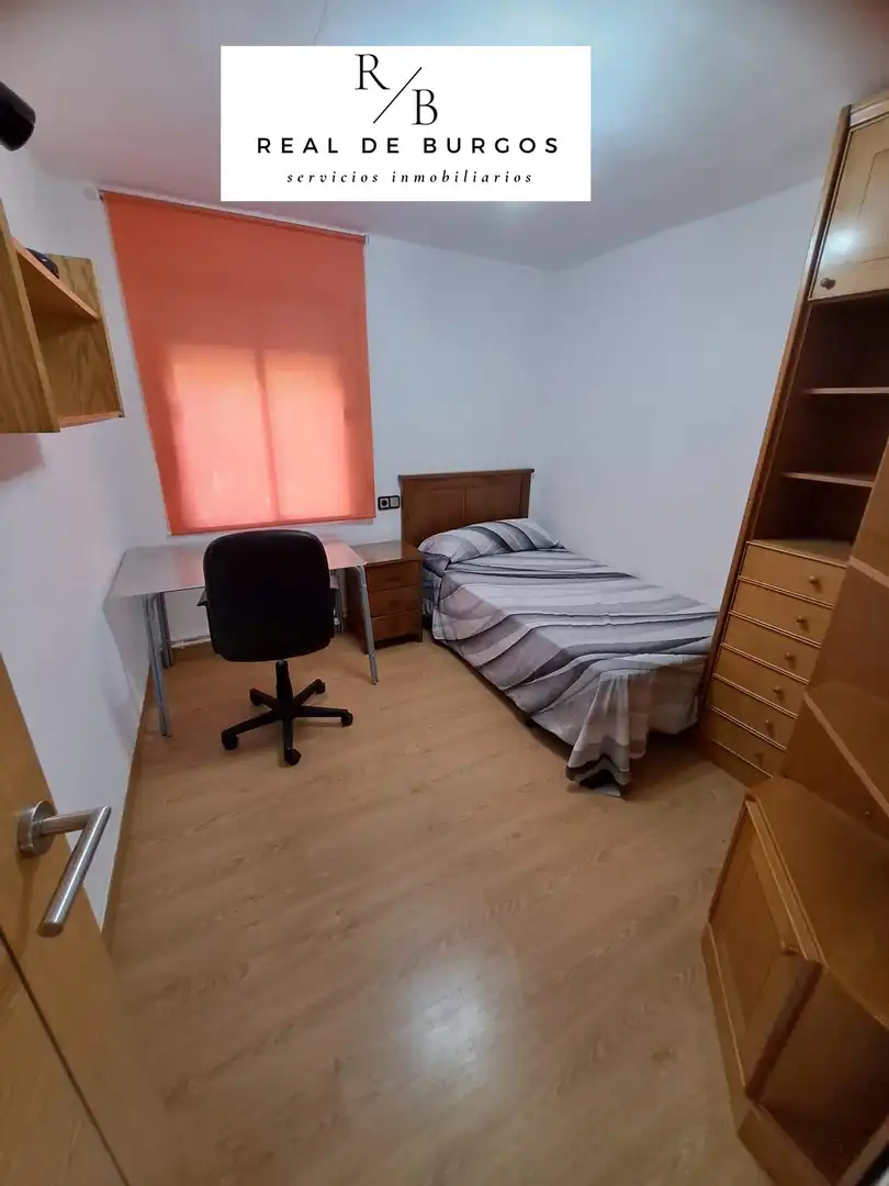 Bedroom of Flat for rent in Valladolid  with Heating, Terrace and Furnished