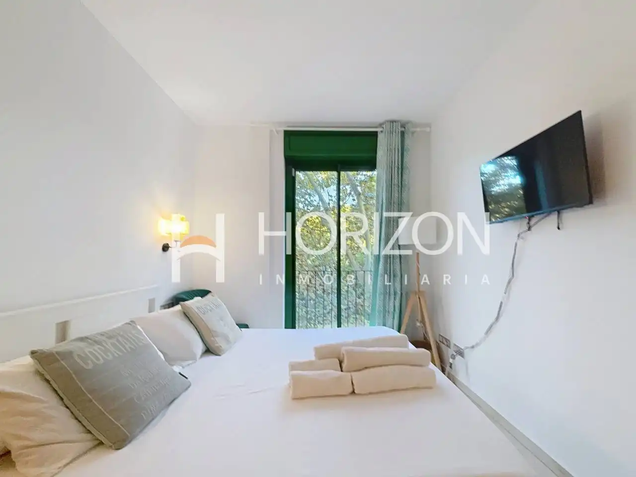 Schlafzimmer von Wohnung zum Verkauf in Barcelona mit Klimaanlage, Heizung und Möbliert