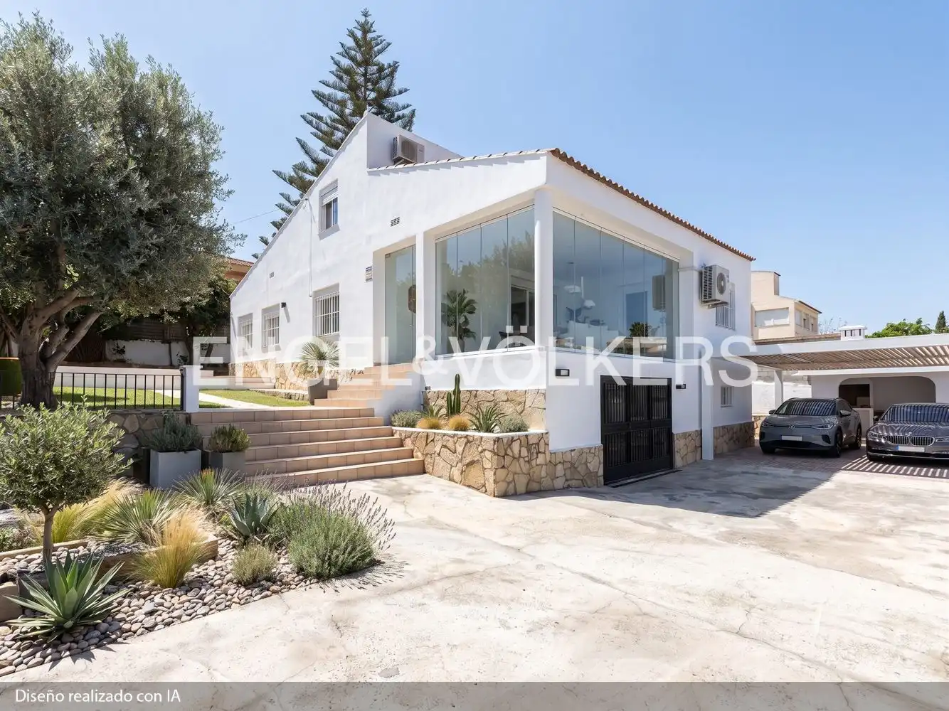 Vista exterior de Casa o xalet en venda en Bétera amb Aire condicionat, Calefacció i Jardí privat