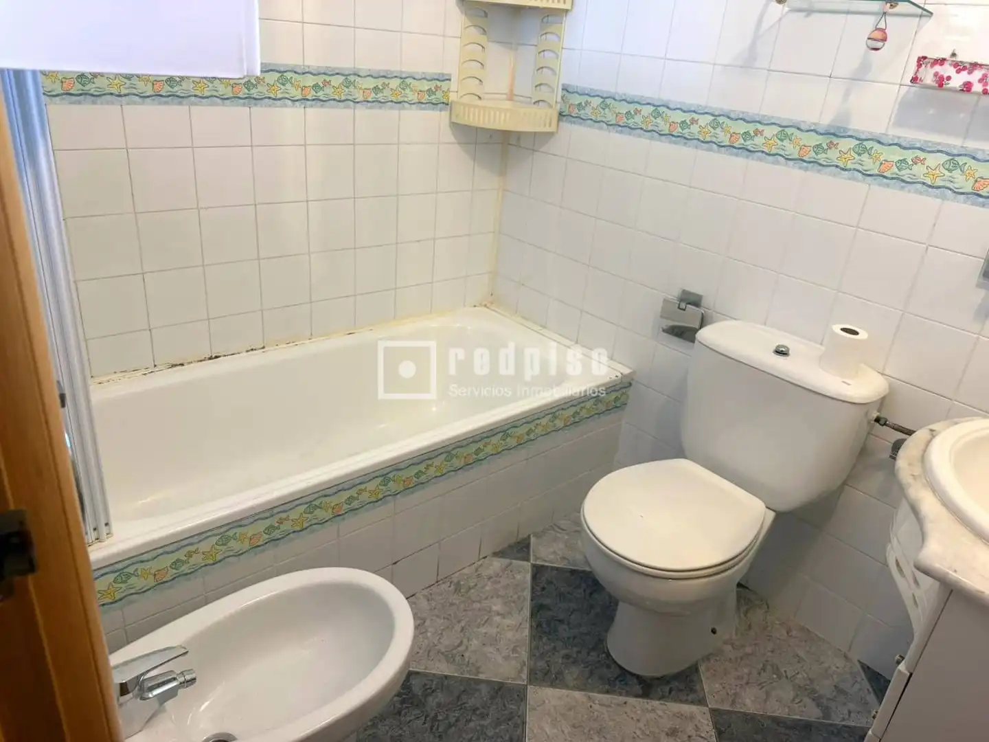 Baño de Apartamento de alquiler en Madrid con Terraza