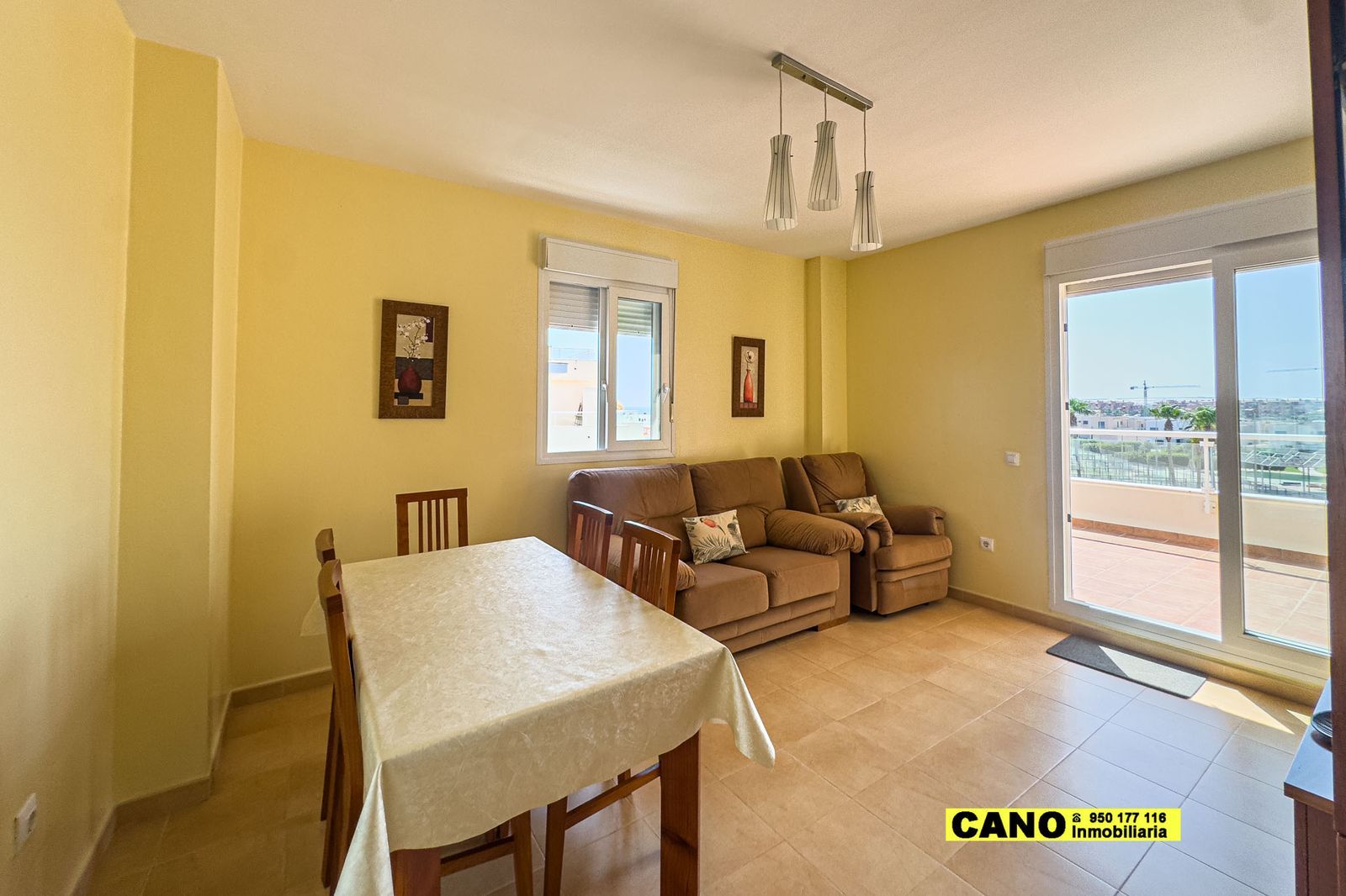 Living room of Flat for sale in El Ejido  with Terrace and Swimming Pool