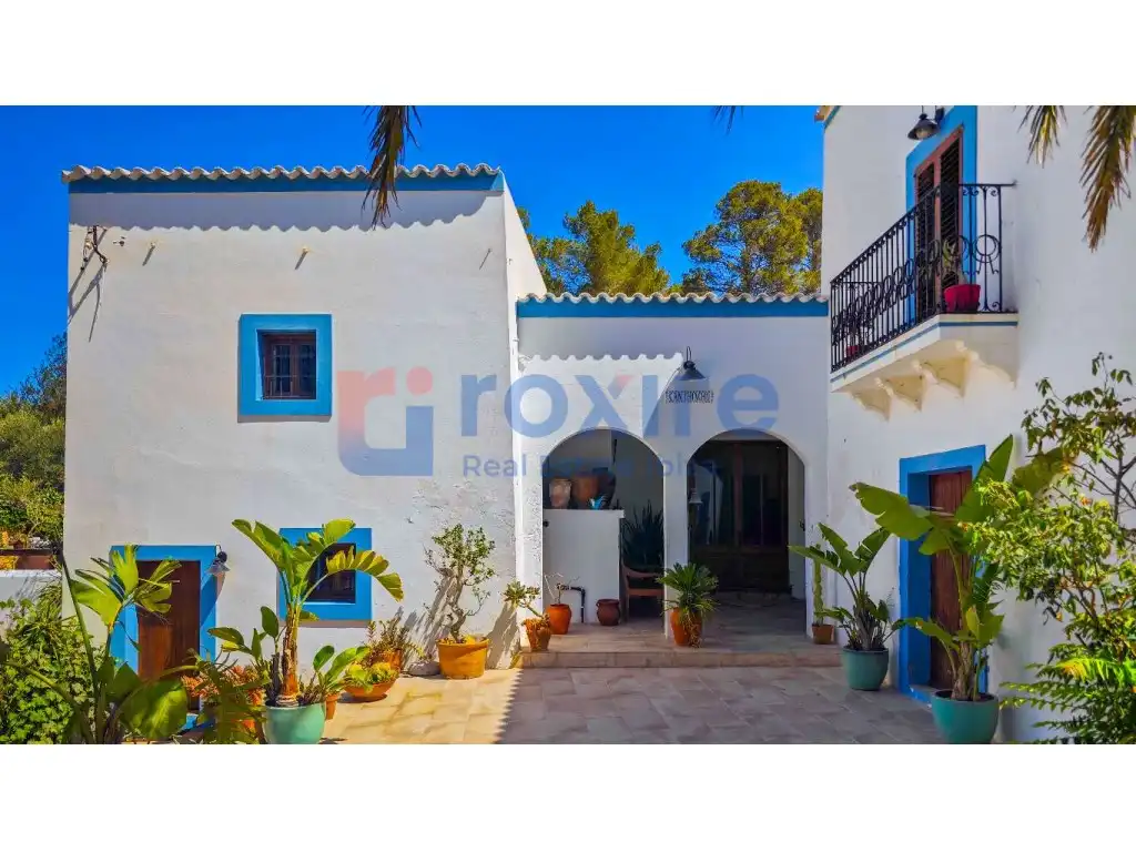 Exterior view of Country homes for rent in Sant Josep de sa Talaia  with Air Conditioner, Private garden and Terrace
