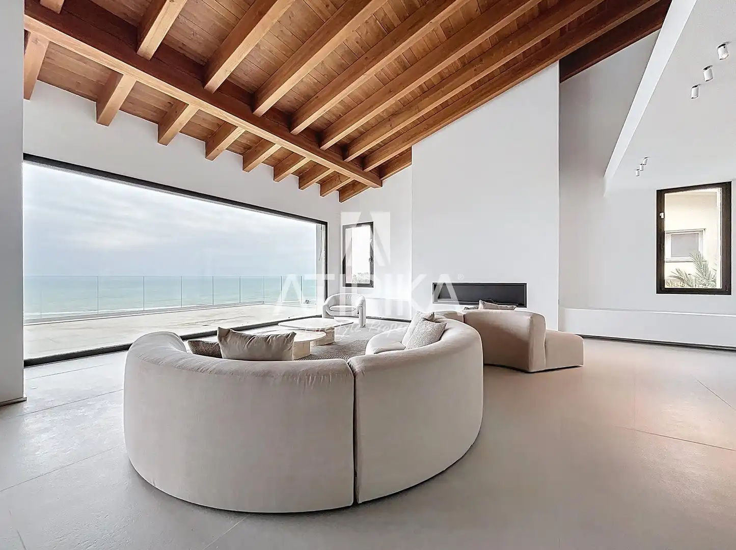 Living room of Houses for rent in Castelldefels  with Air Conditioner, Heating and Terrace