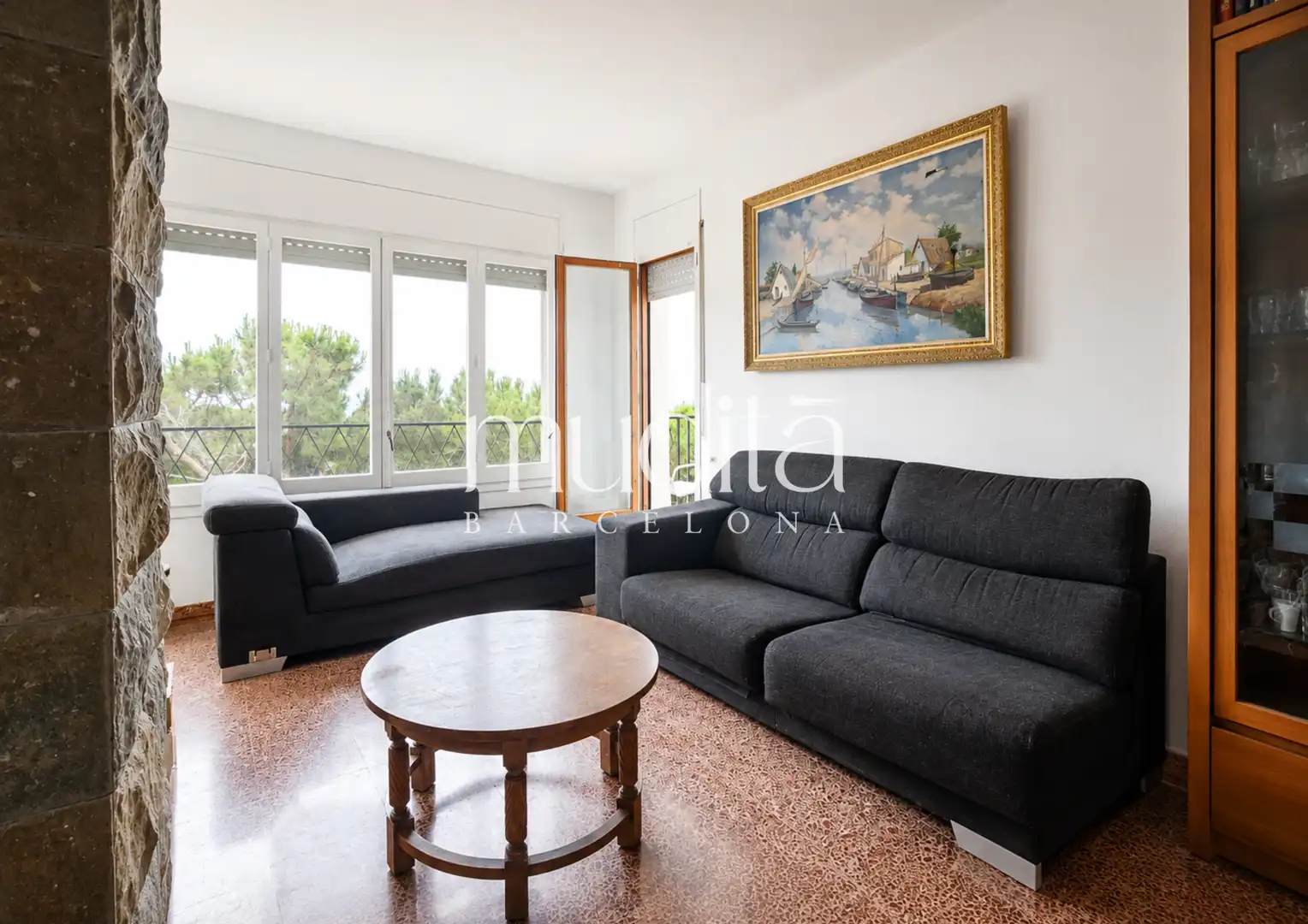 Living room of Houses for sale in L'Ametlla del Vallès  with Heating, Private garden and Terrace