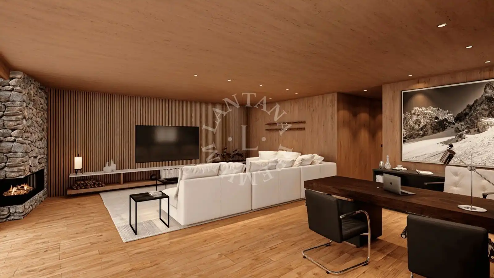 Sala d'estar de Pis en venda en Naut Aran amb Aire condicionat, Calefacció i Terrassa