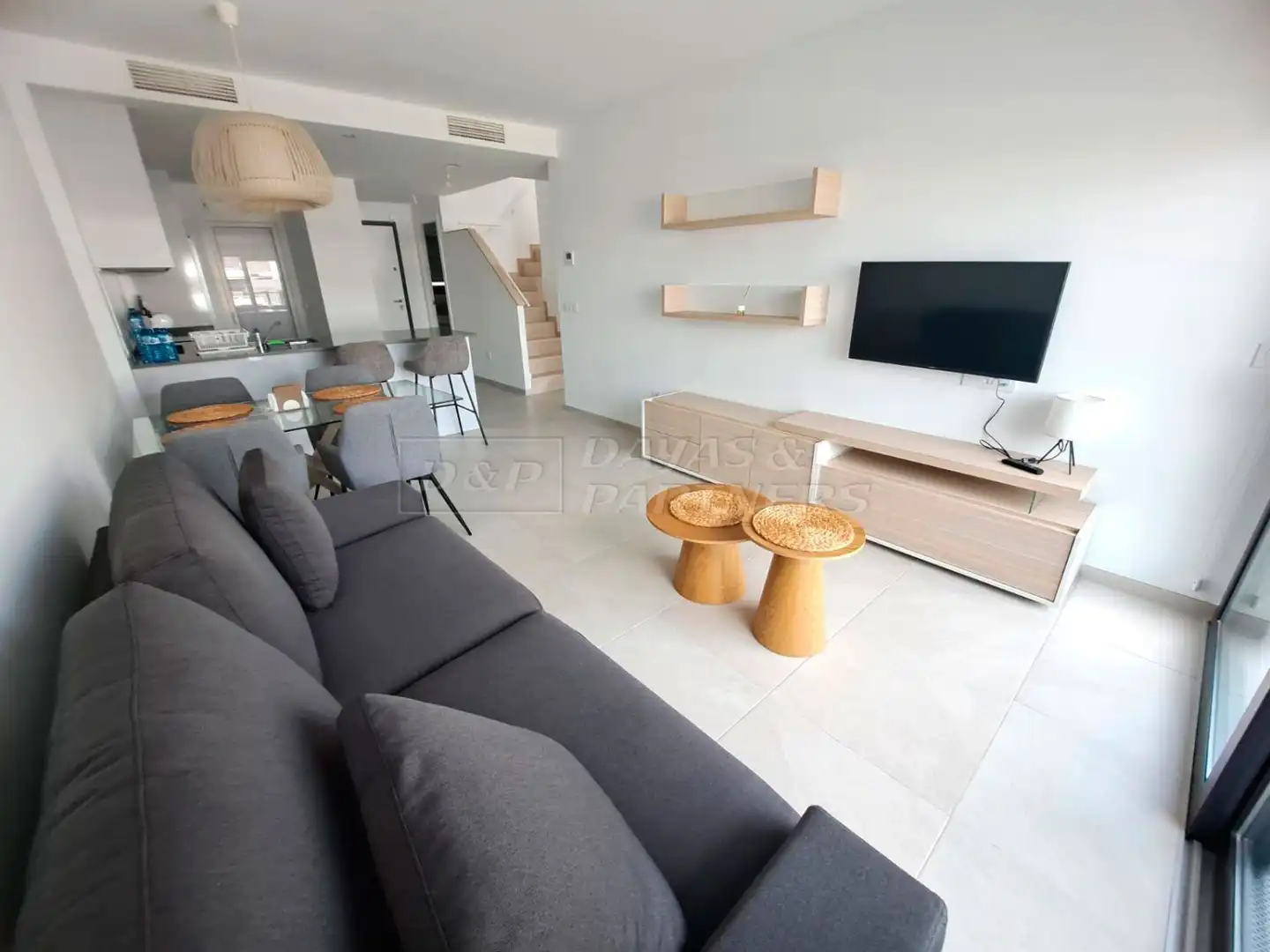 Sala de estar de Ático en venta en Torrevieja con Aire acondicionado, Calefacción y Terraza