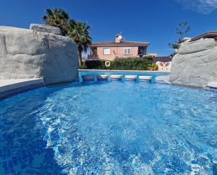 Swimming pool of Single-family semi-detached for sale in Benidorm  with Air Conditioner, Terrace and Balcony