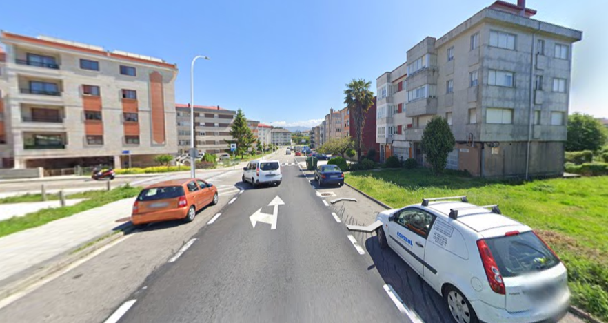 Vista exterior de Pis en venda en Pontevedra Capital 