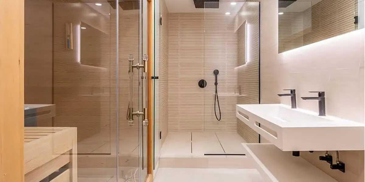Baño de Casa o chalet en venta en Benalmádena con Jardín privado, Terraza y Piscina