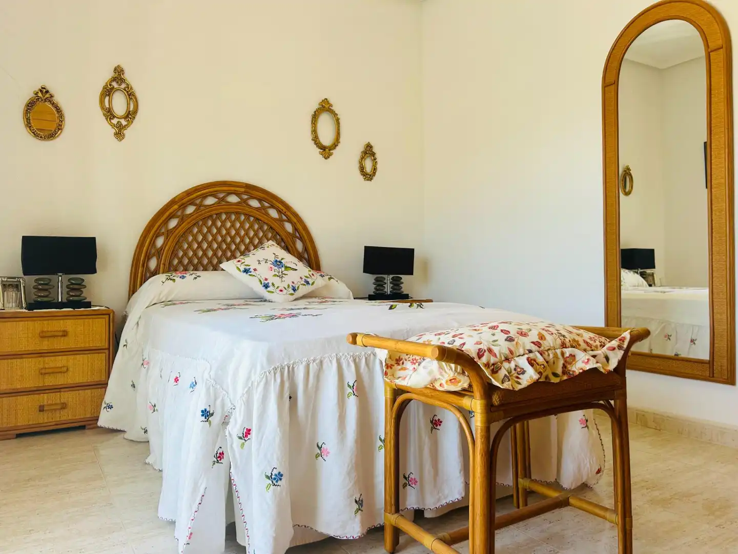 Schlafzimmer von Einfamilien-Reihenhaus zum Verkauf in San Javier mit Klimaanlage, Terrasse und Möbliert