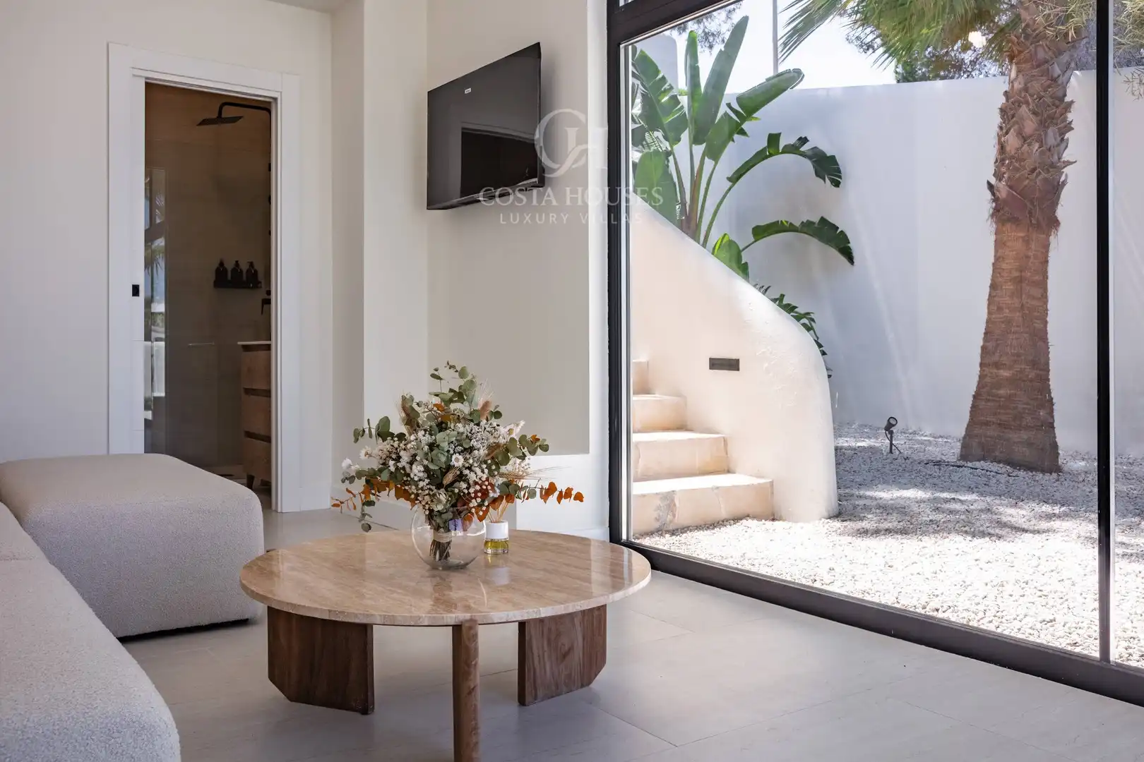 Living room of Houses for sale in Jávea / Xàbia  with Air Conditioner, Heating and Private garden