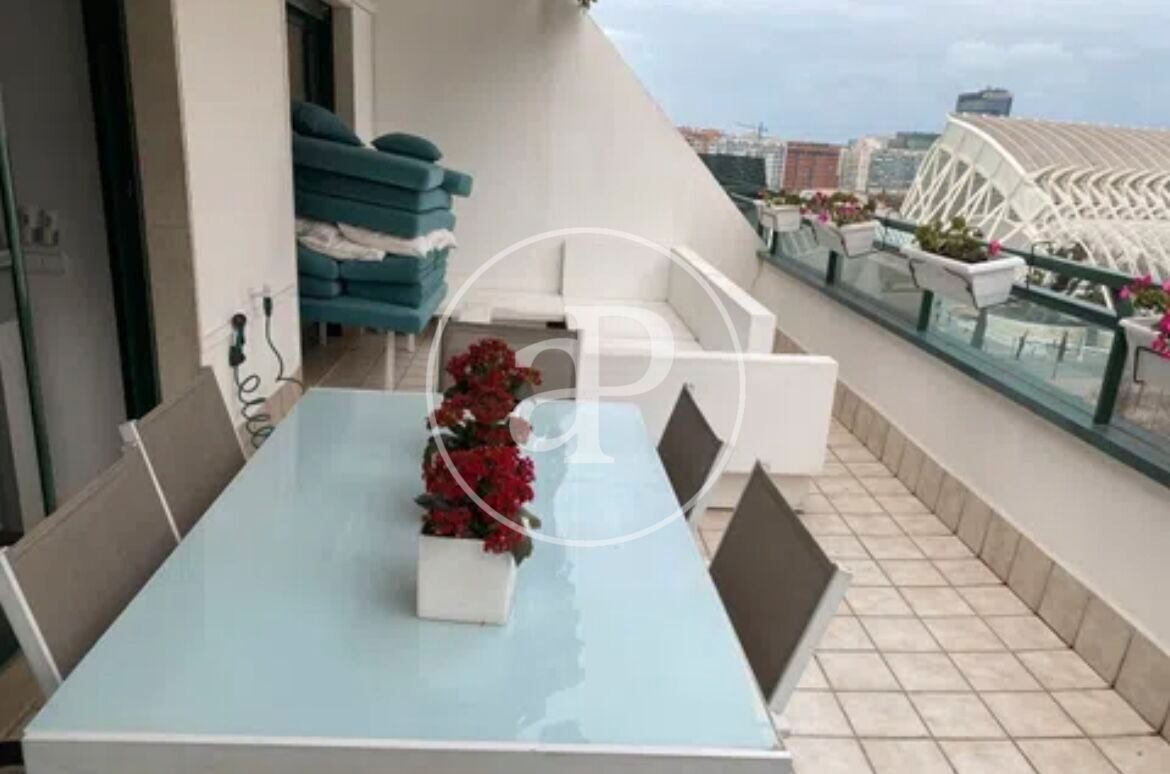Terrassa de Àtic de lloguer en  Valencia Capital amb Aire condicionat, Calefacció i Terrassa