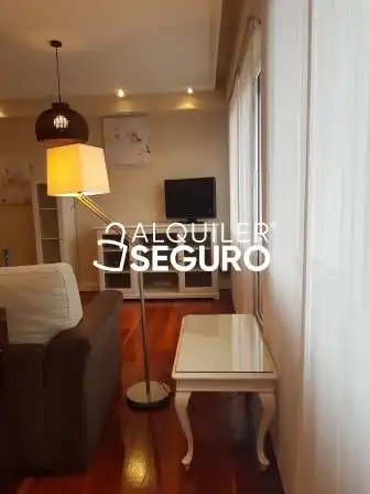 Wohnzimmer von Wohnung zur Miete in Bilbao  mit Heizung, Terrasse und Möbliert