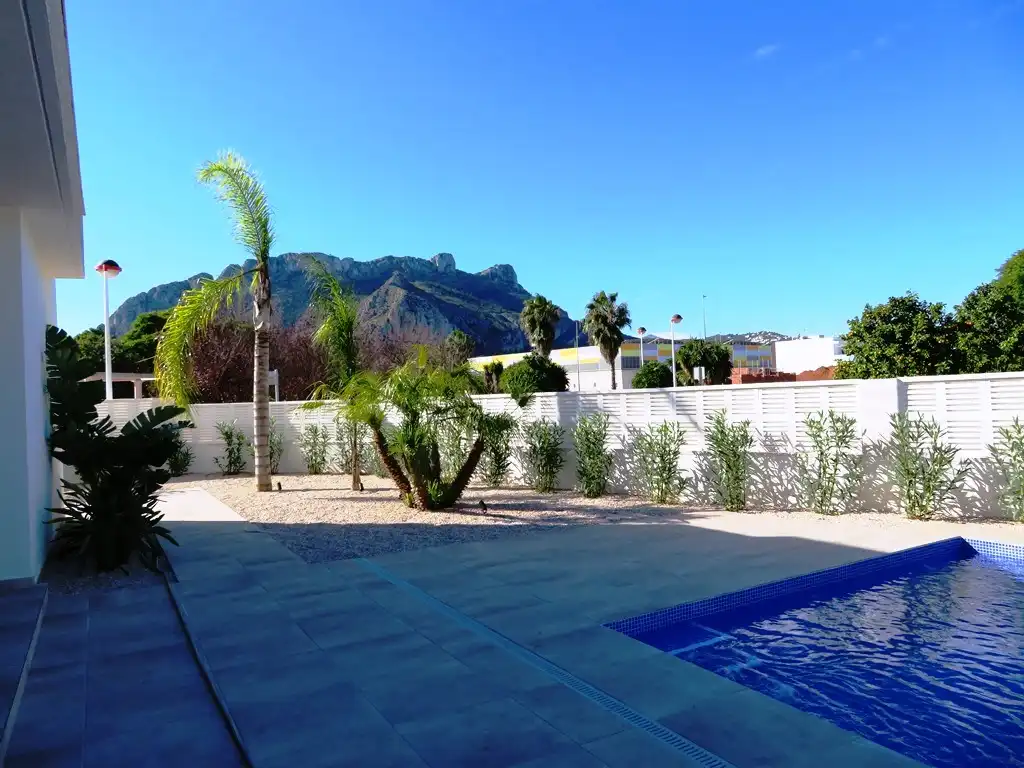 Vista exterior de Casa o chalet en venta en Els Poblets con Aire acondicionado, Calefacción y Jardín privado
